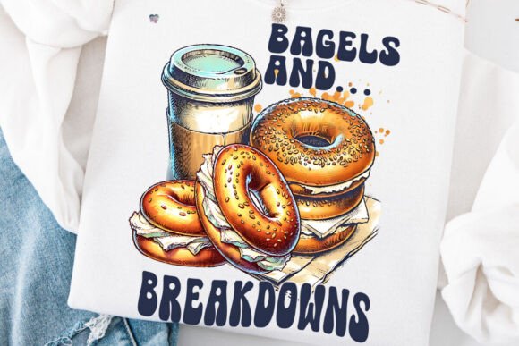 Bagels Breakdowns Mental Health PNG: A Creative Design Asset