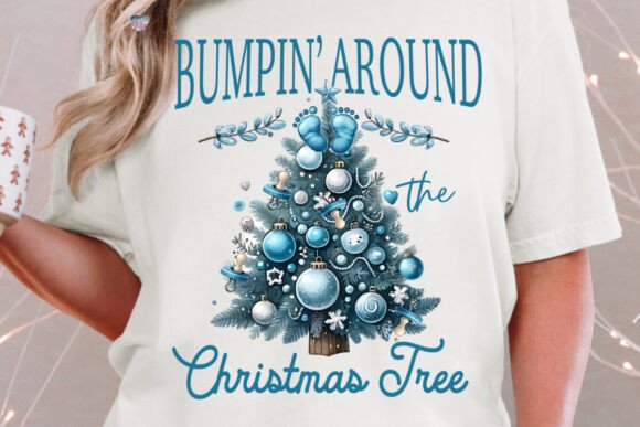 Christmas Gender Reveal Boy PNG: Festive Holiday Announcement Design