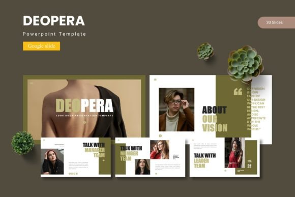 Deopera: A Premium Google Slide Template for Polished Presentations
