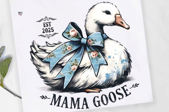 Discover the Charming Coquette Mama Goose Est PNG 2025