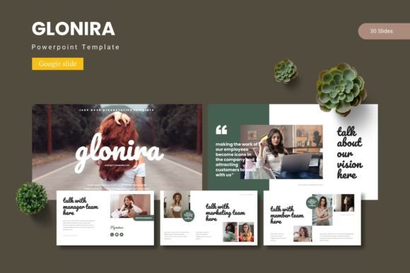 Glonira - Google Slide Template: Your Creative Presentation Ally