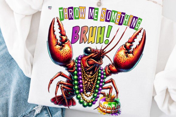 Mardi Gras PNG Throw Me Something Bruh