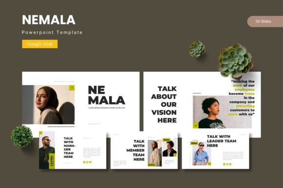 Nemala - Google Slide Template: A Complete Design Toolkit