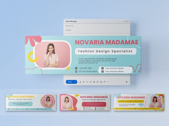 Playful Email Signature Design for Modern Brands