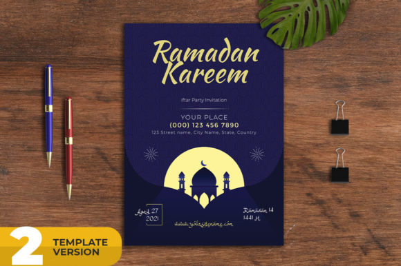 Ramadan Kareem Iftar Flyer Pack: Design with Ease