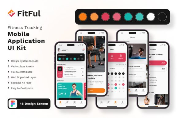 Streamline Your App Design with a Fitness Tracking UI Kit