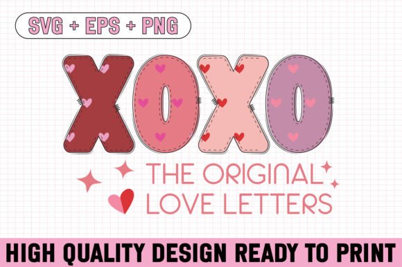 XOXO the Original Love Letters Svg Png